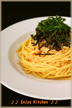 簡単♪和風な明太子パスタ